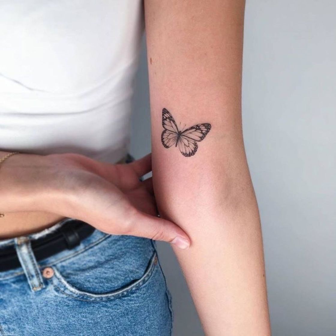 tatuagem delicada 🦋✨