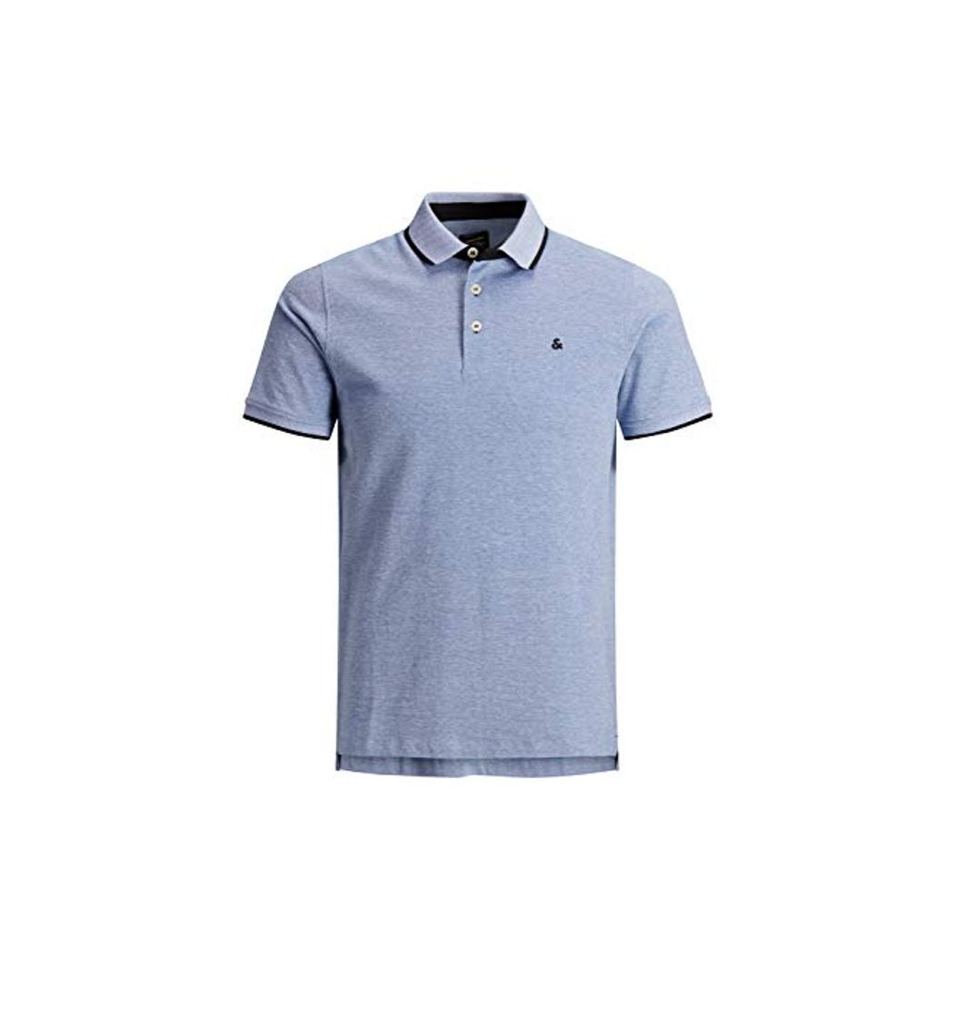 Fashion JACK & JONES Jjepaulos Polo SS Noos, Azul