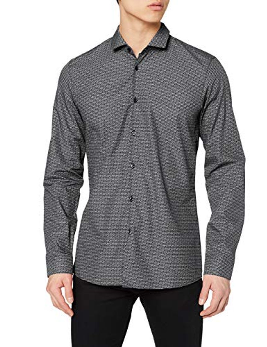 Moda HUGO Erondo Camisa, Negro