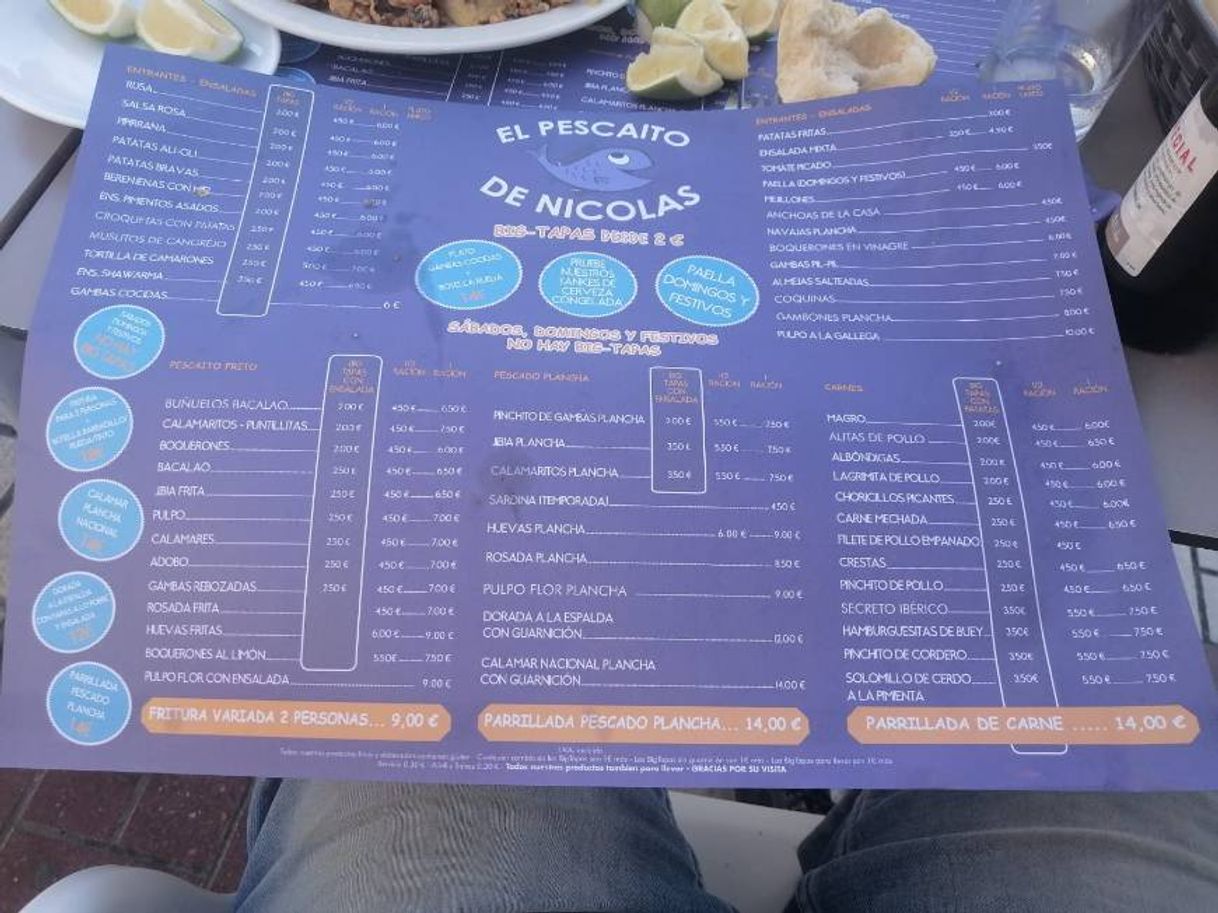 Restaurantes El Pescaito de Nicolás