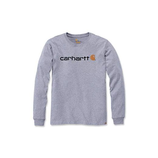 Carhartt Long-Sleeve Workwear Signature Graphic T-Shirt-Core Logo Camiseta