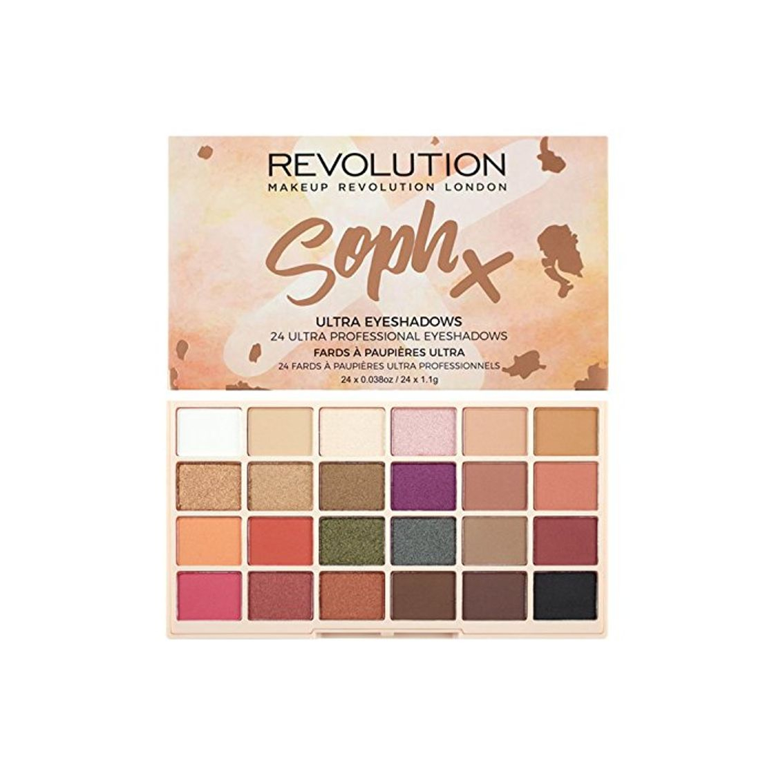 Social Paleta de sombras para ojos Makeup Revolution Soph X