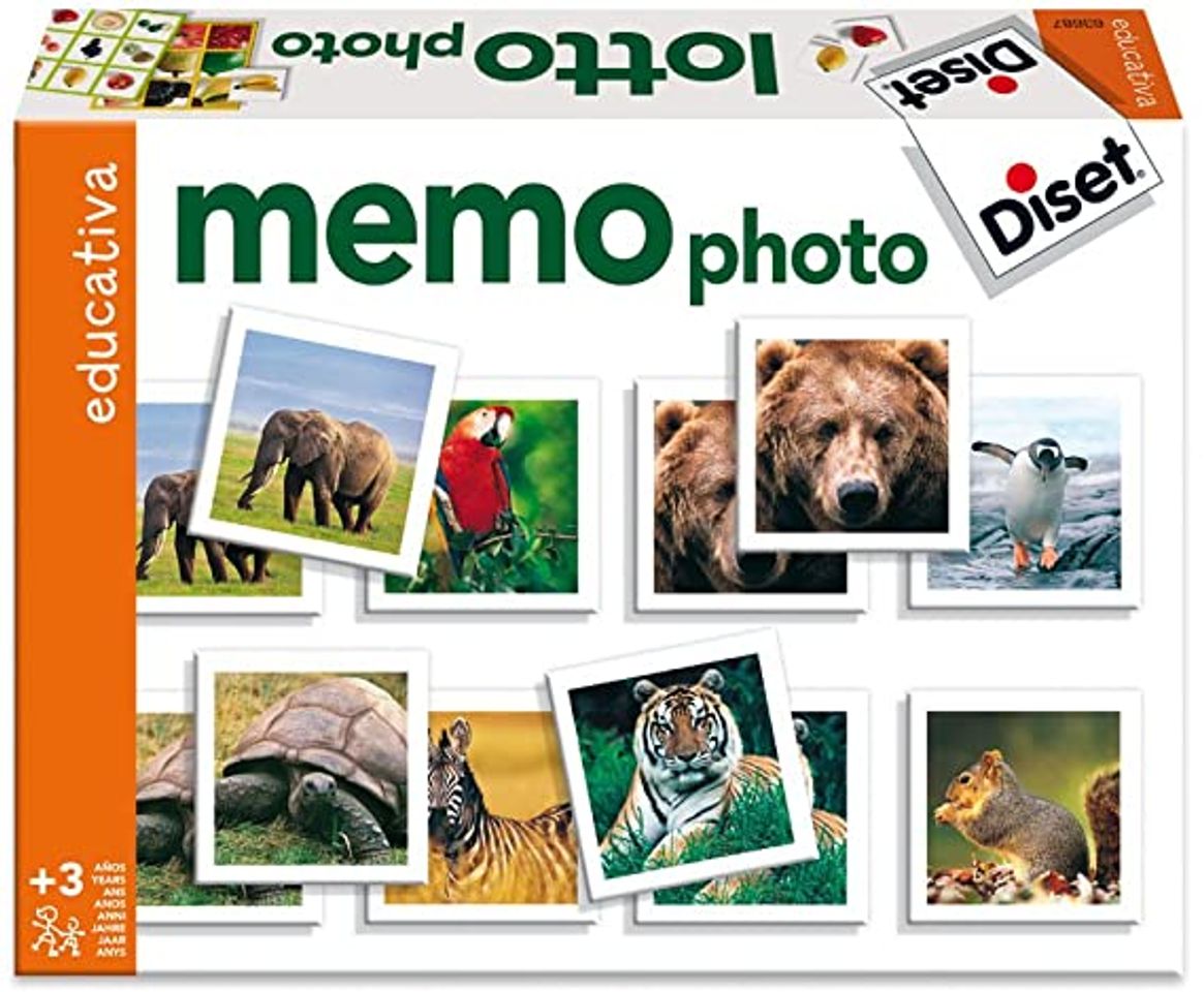 Product Diset- Memory Animales Fotos