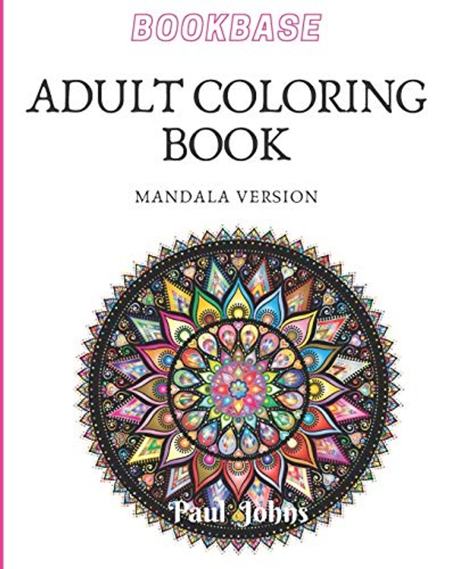 Book BOOKBASE ADULT COLORING BOOK MANDALA VERSION: 1