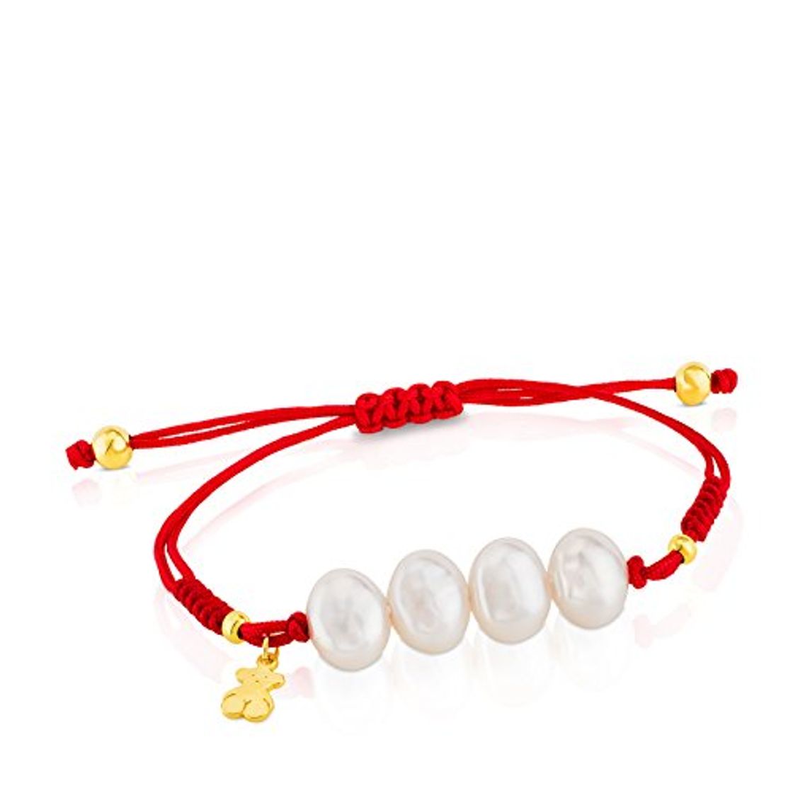 Place Pulsera TOUS Nudos de plata vermeil con perlas cultivadas de 0,9-1 cm,