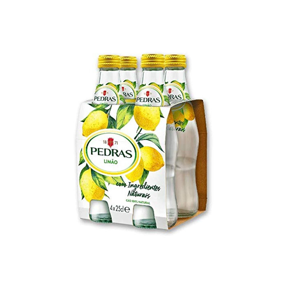 Social Agua Mineral con Gas sabor Limón pack 4x25cl