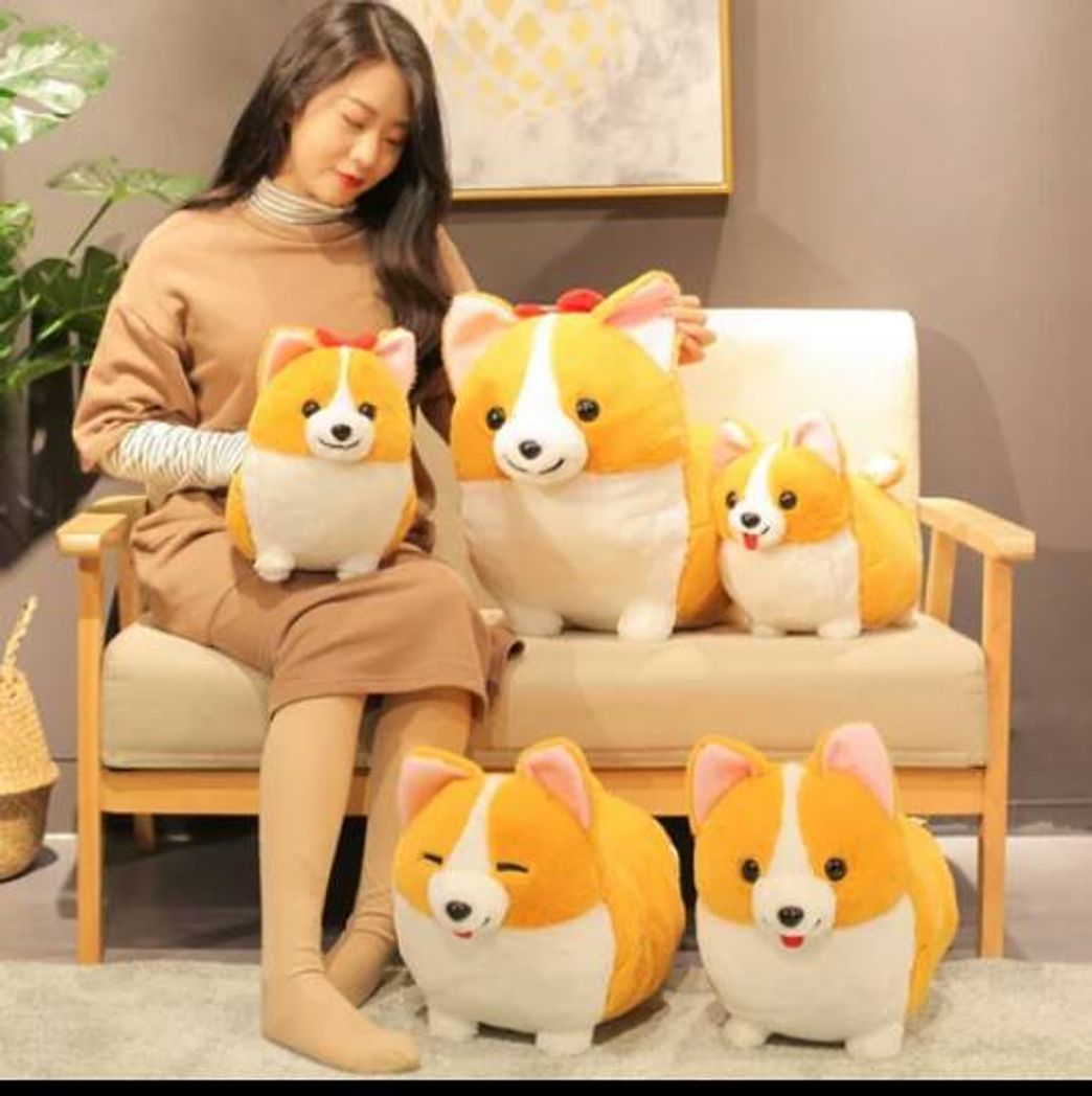 Fashion 💛Encantador juguete de peluche de perro Corgi💛