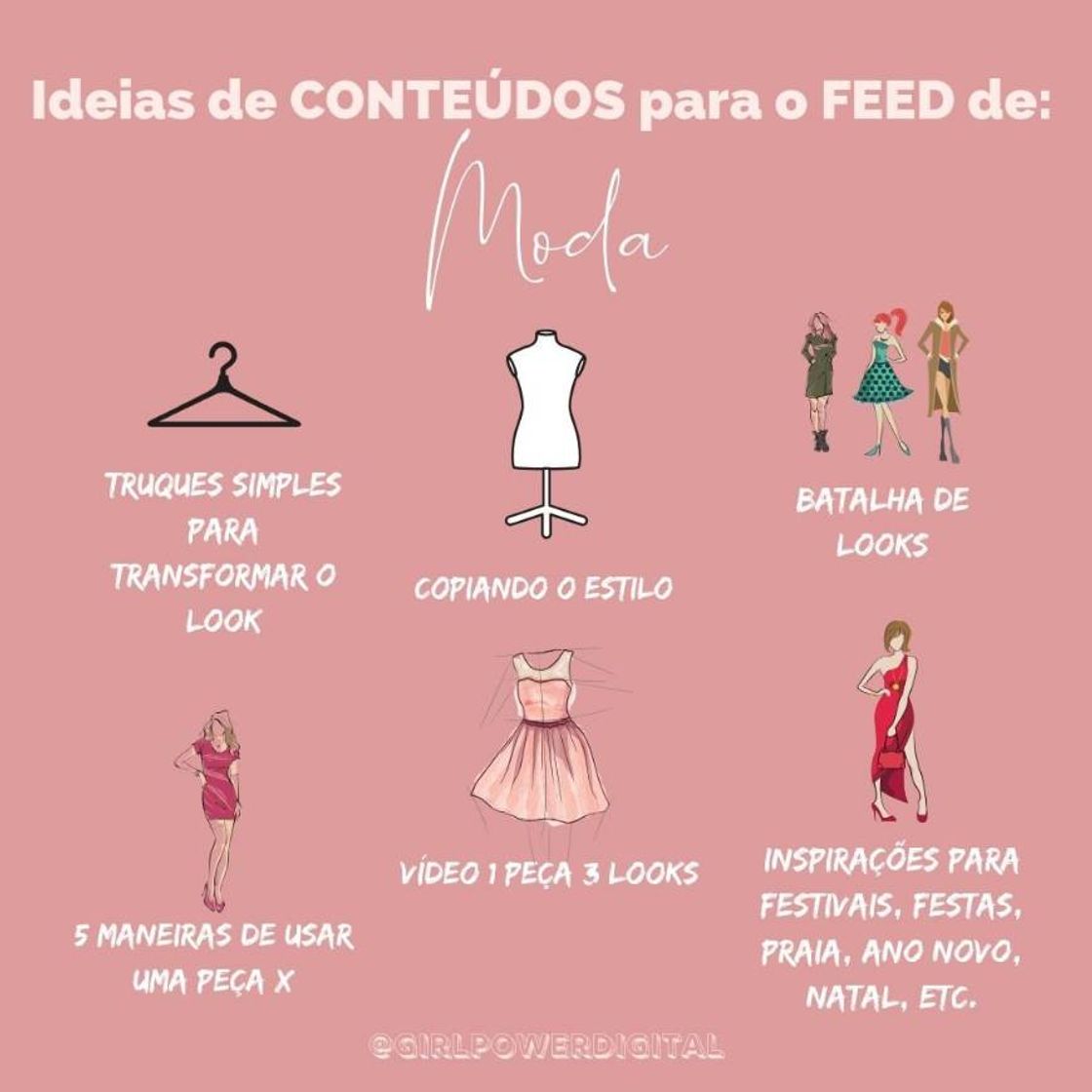 Fashion Conteúdo para Feed de moda