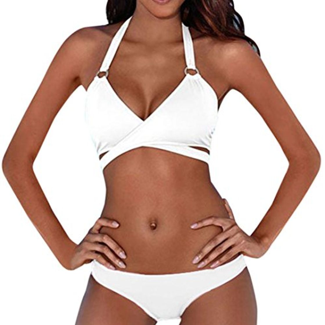 Social SHOBDW Conjunto de Mujeres Bikini, Sexy Push-up Rellenado Traje de baño Vendaje