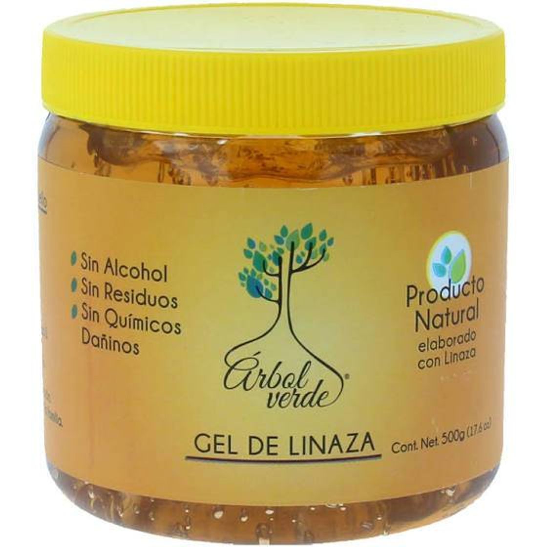 Producto Gel de Linaza Árbol Verde 