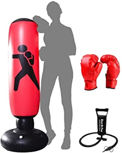 Himifuture - Saco de boxeo hinchable de 160 cm