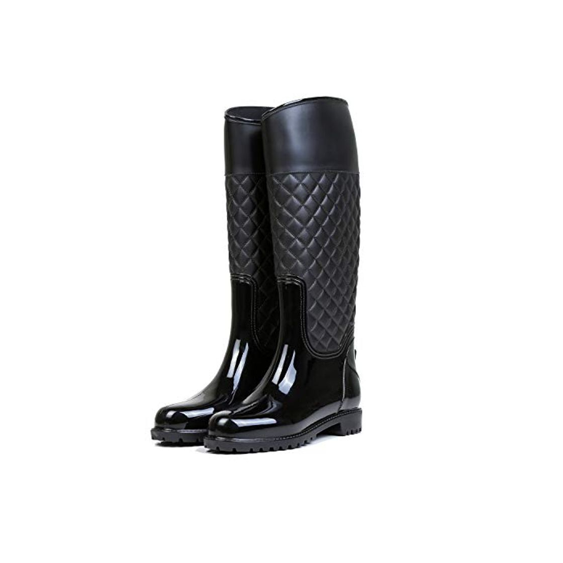 Moda AONEGOLD Botas de Agua Mujer Botas de Lluvia Impermeable Altas Bota de