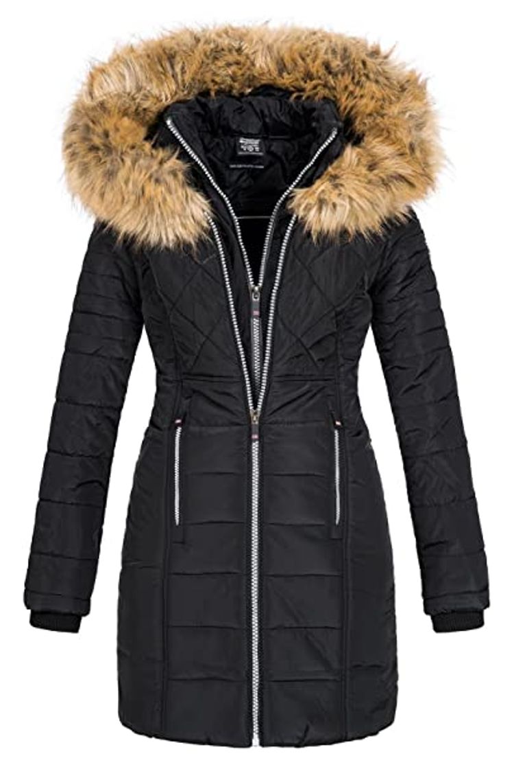 Producto Geographical Norway Mujer Chaqueta de Invierno Parka Belissima Pelaje de XL Capucha