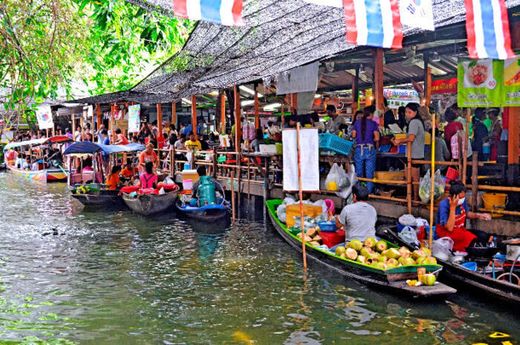 Mercado flotante Khlong Lad Mayom