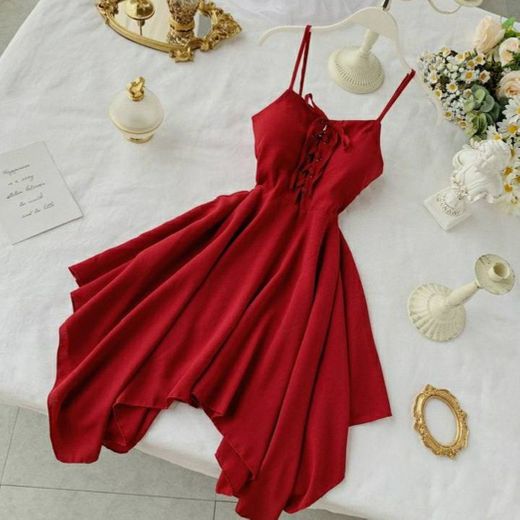 Vestido vermelho de DIVA