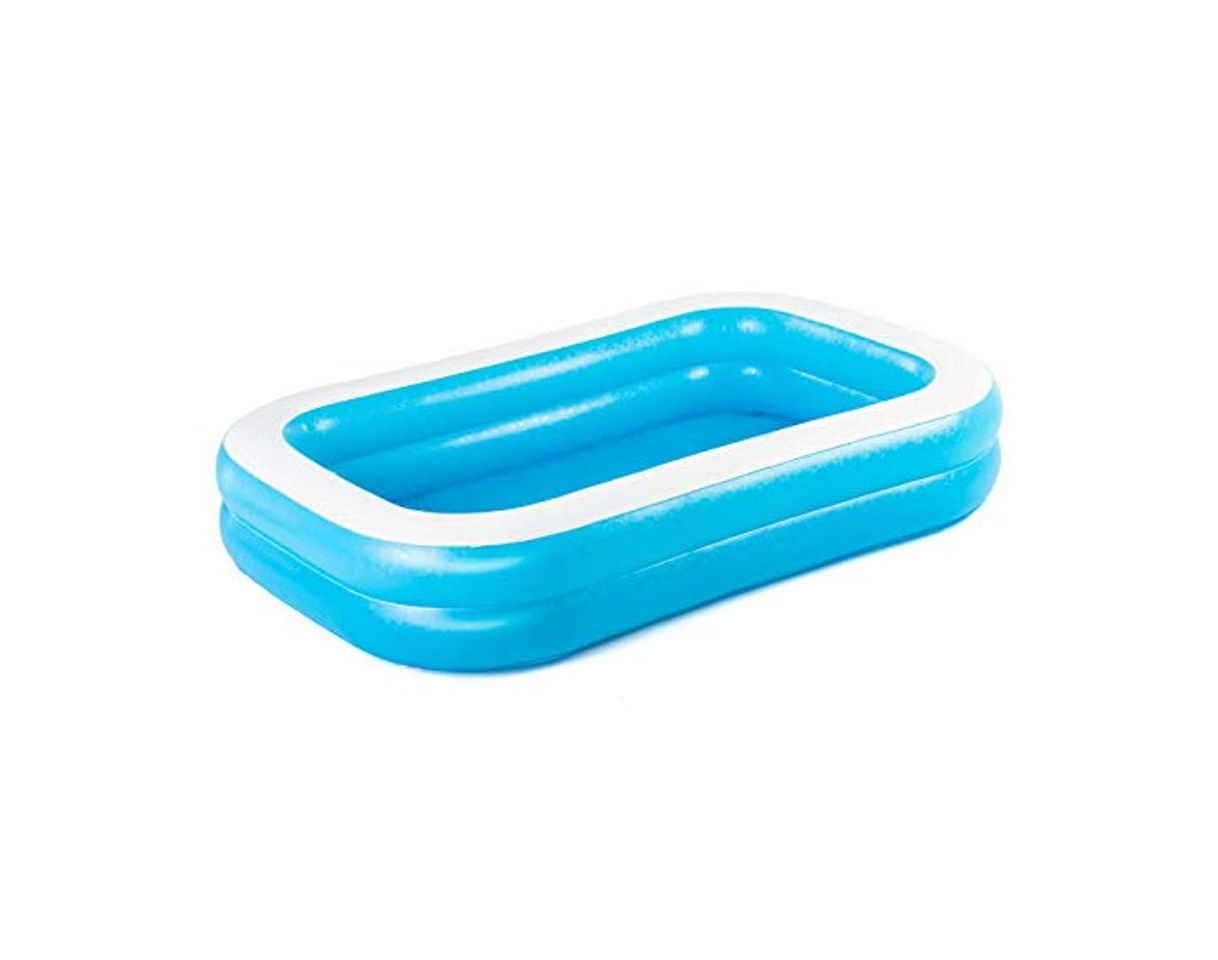 Products Bestway Family, Pool rechteckig für Kinder, Leicht aufbaubar, Blau, 262x175x51 cm Piscina