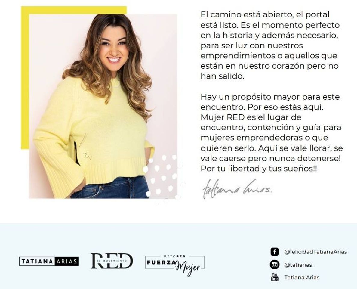 Fashion Tatiana Arias | Aprende a vivir sin deudas y con Felicidad 