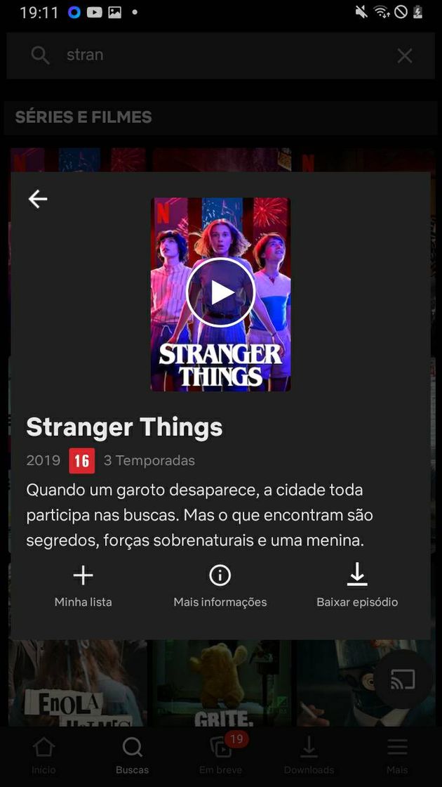 Serie Stranger Things