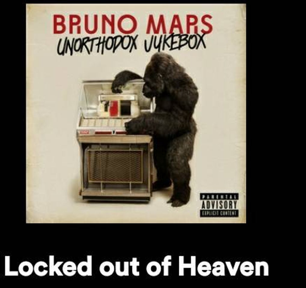 Music Locked out of Heaven