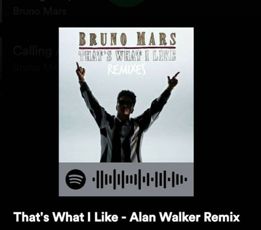 That's What I Like- Alan Walker Remix