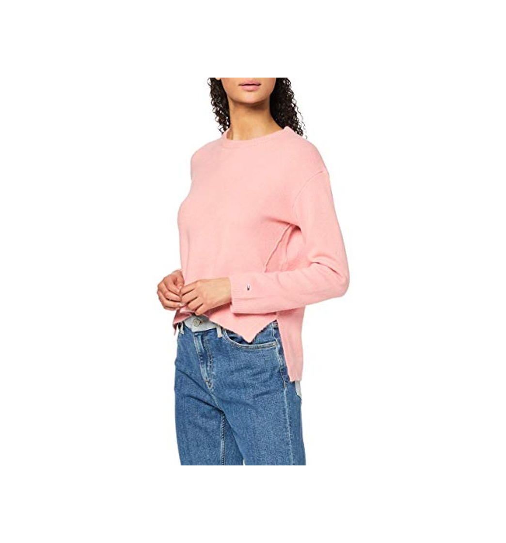 Fashion Tommy Hilfiger Tjw Side Stitch Detail Sweater Sudadera, Rosa