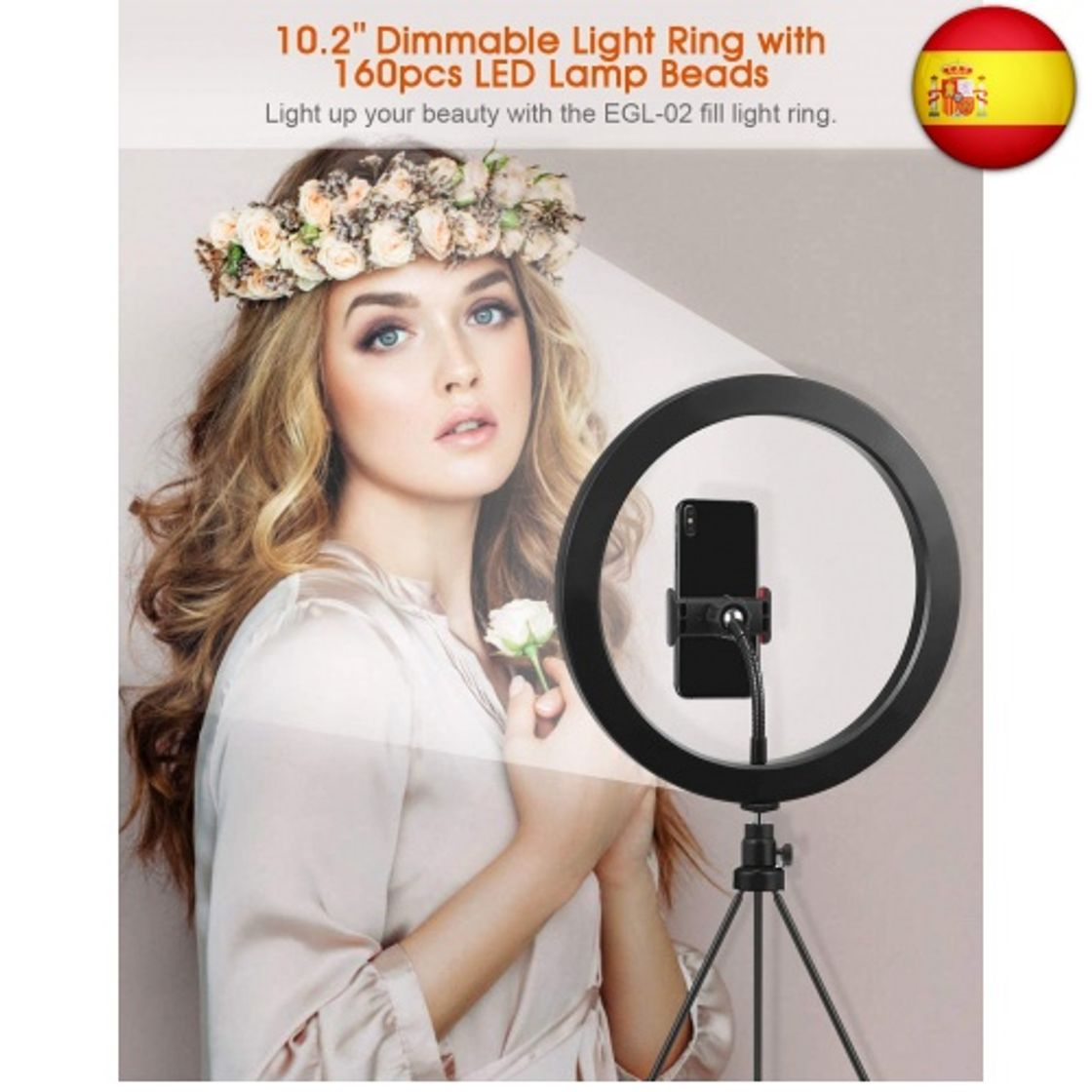 Electrónica ELEGIANT Anillo de Luz LED Fotografia 10.2" de Escritorio