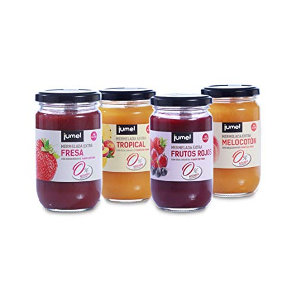 Lugares Mermelada sin azúcar extra Jumel. Mermelada con stevia. Pack de 4 unidades