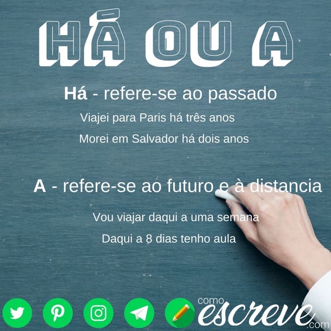 Moda “Há” ou “A”