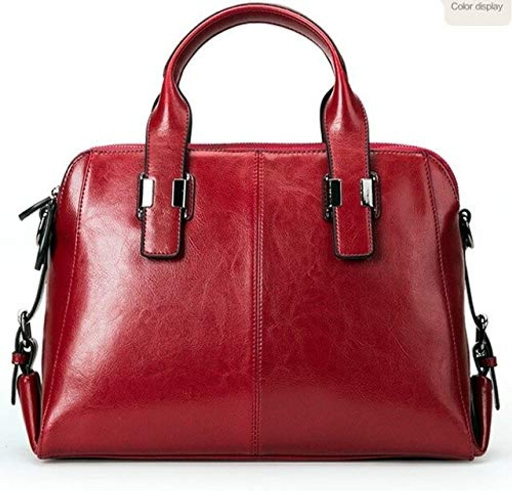 Moda JPDP LUYO Bolso de Mujer de Cuero Genuino 100% Bolsos Bolsos de Mujer Bolsos de diseñador con asa Superior Bolsa Feminina Maletín de Mujer Pochette Vino Rojo