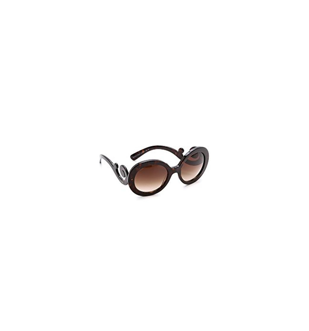 Moda Prada PR27NS, Gafas de Sol para Mujer, Negro