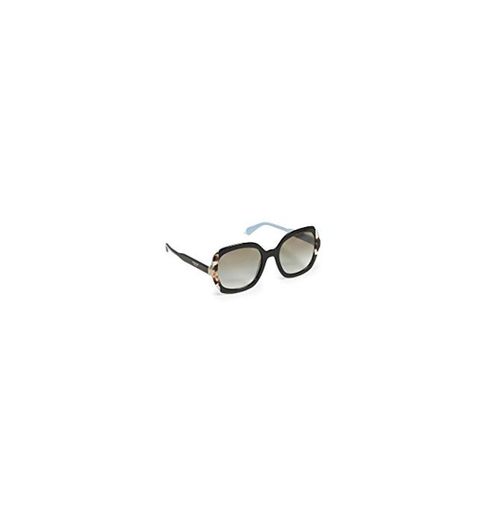 Prada 0PR 16US Gafas de sol, Black Azure