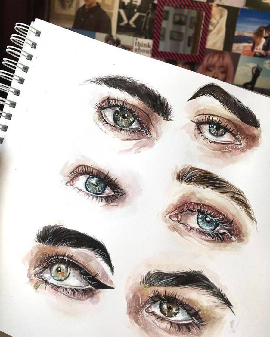 Moda 🧡💕Beautiful Eyes - Desenho💕🧡