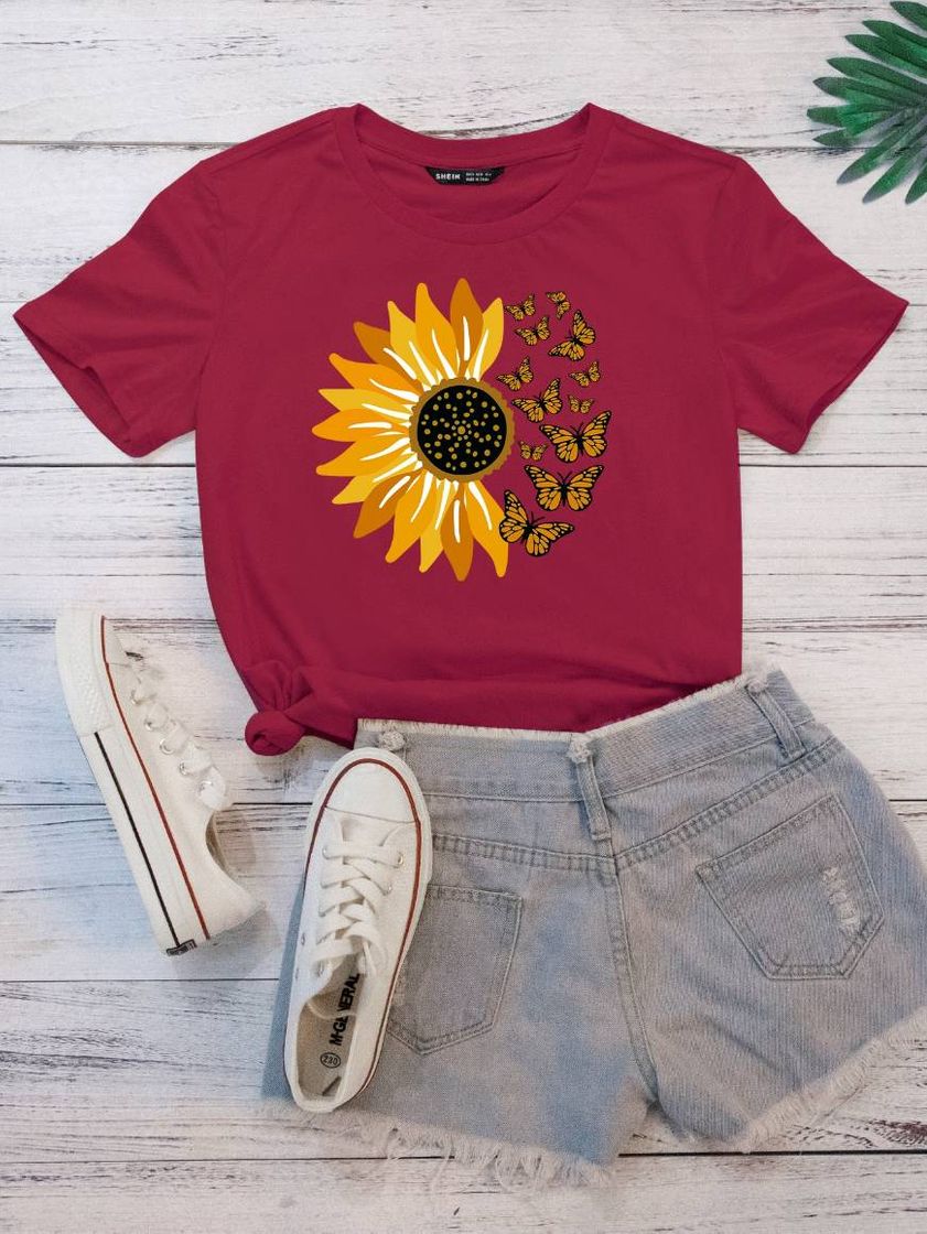 Fashion Camiseta Sunflower🌻