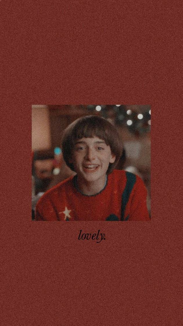 Moda wallpaper will - stranger things ♡