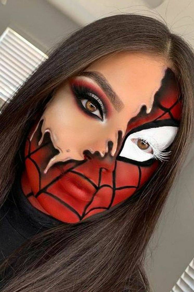 Moda make homem aranha <3