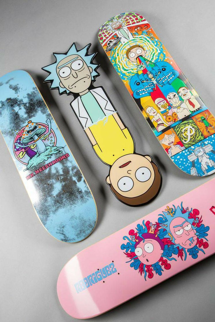 Fashion skate rick and morty <3 