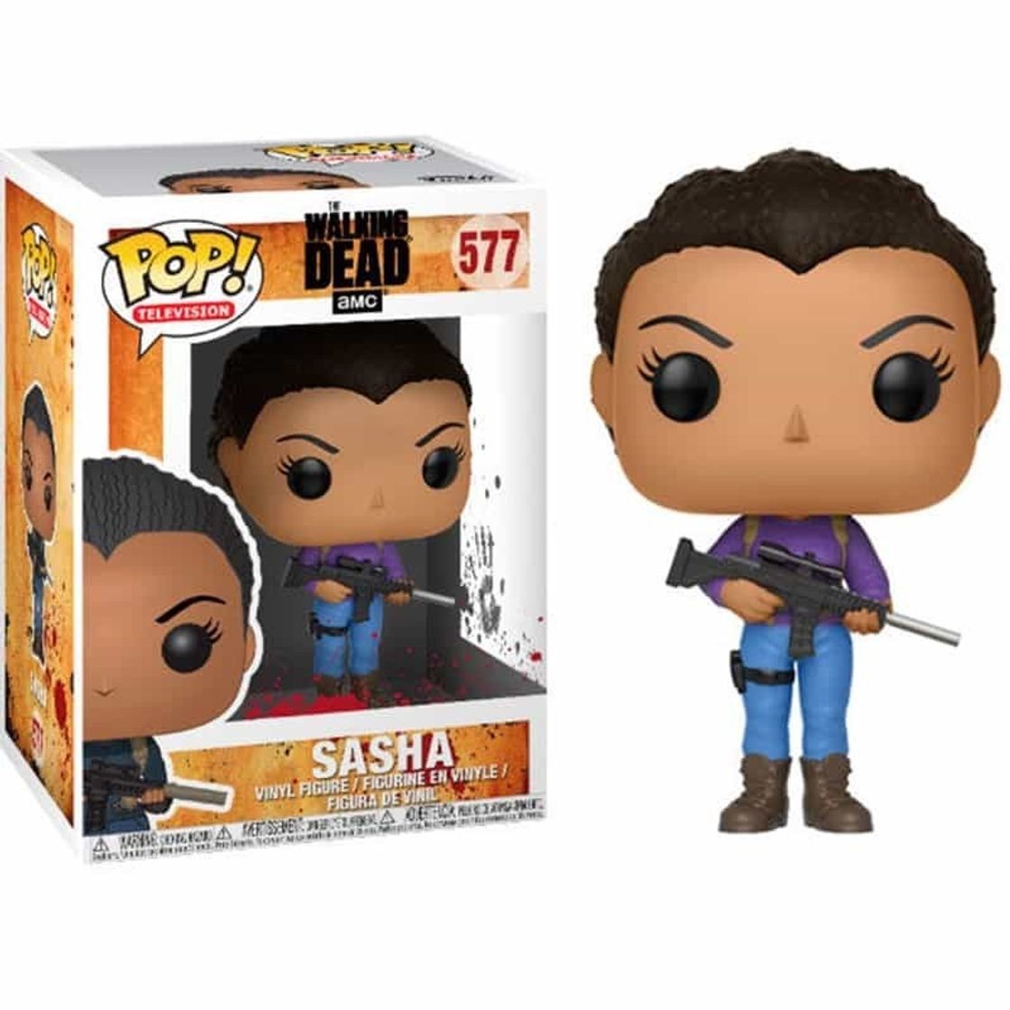 Juego Funko Pop! - The Walking Dead Sasha Figura de Vinilo