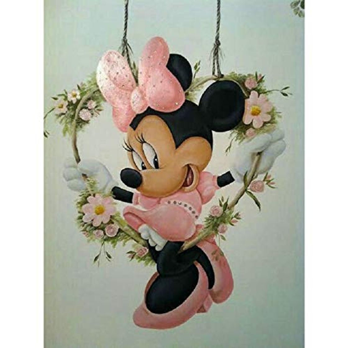 Producto Diamond Painting 5D DIY Kit Completo Full Dirll Minnie rosa de dibujos