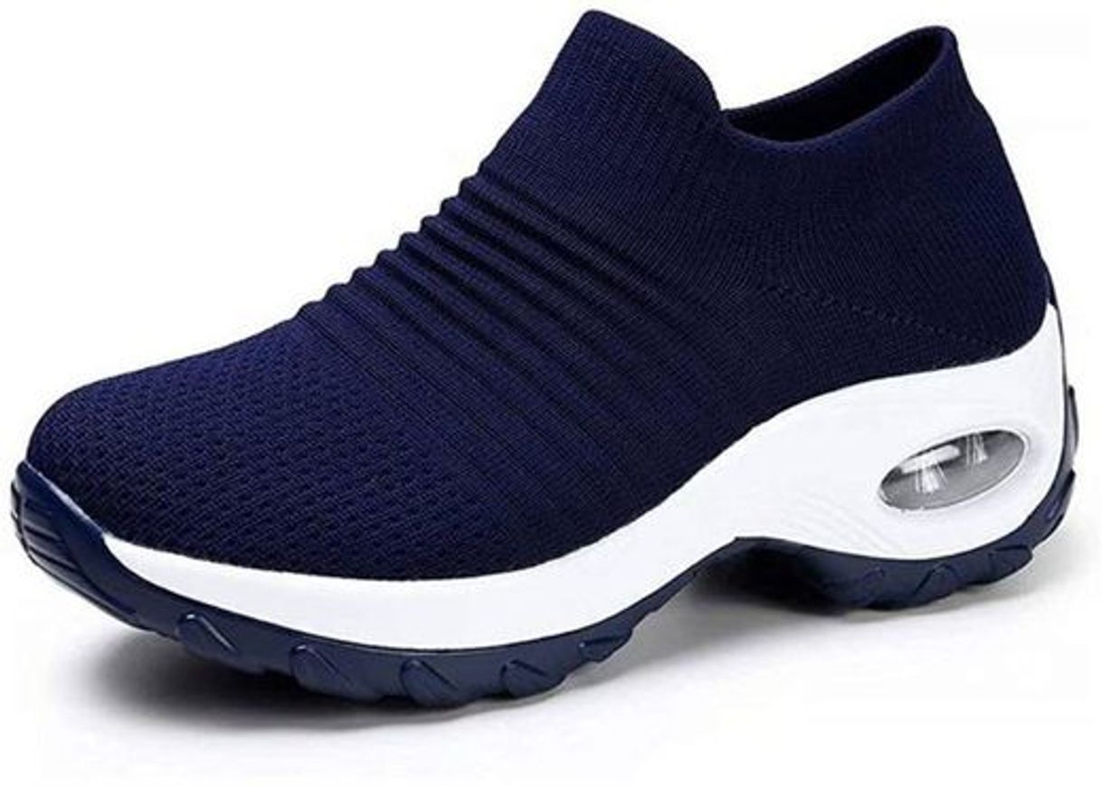Social Air Zapatillas de Running para Hombre Mujer Zapatos para Correr y Asfalto Aire Libre y Deportes Calzado Unisexo Gray Pink 38