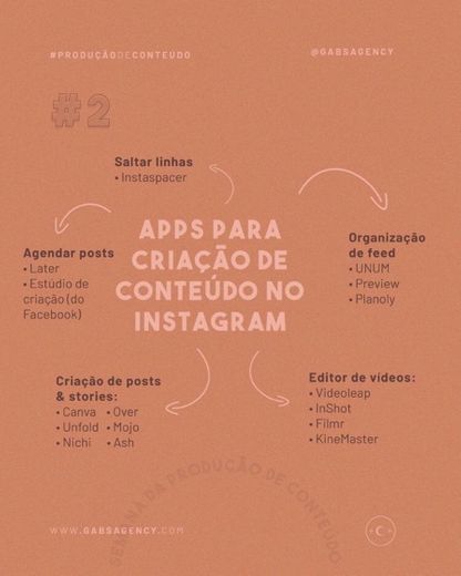Apps para conteúdo no Instagram 🌸
