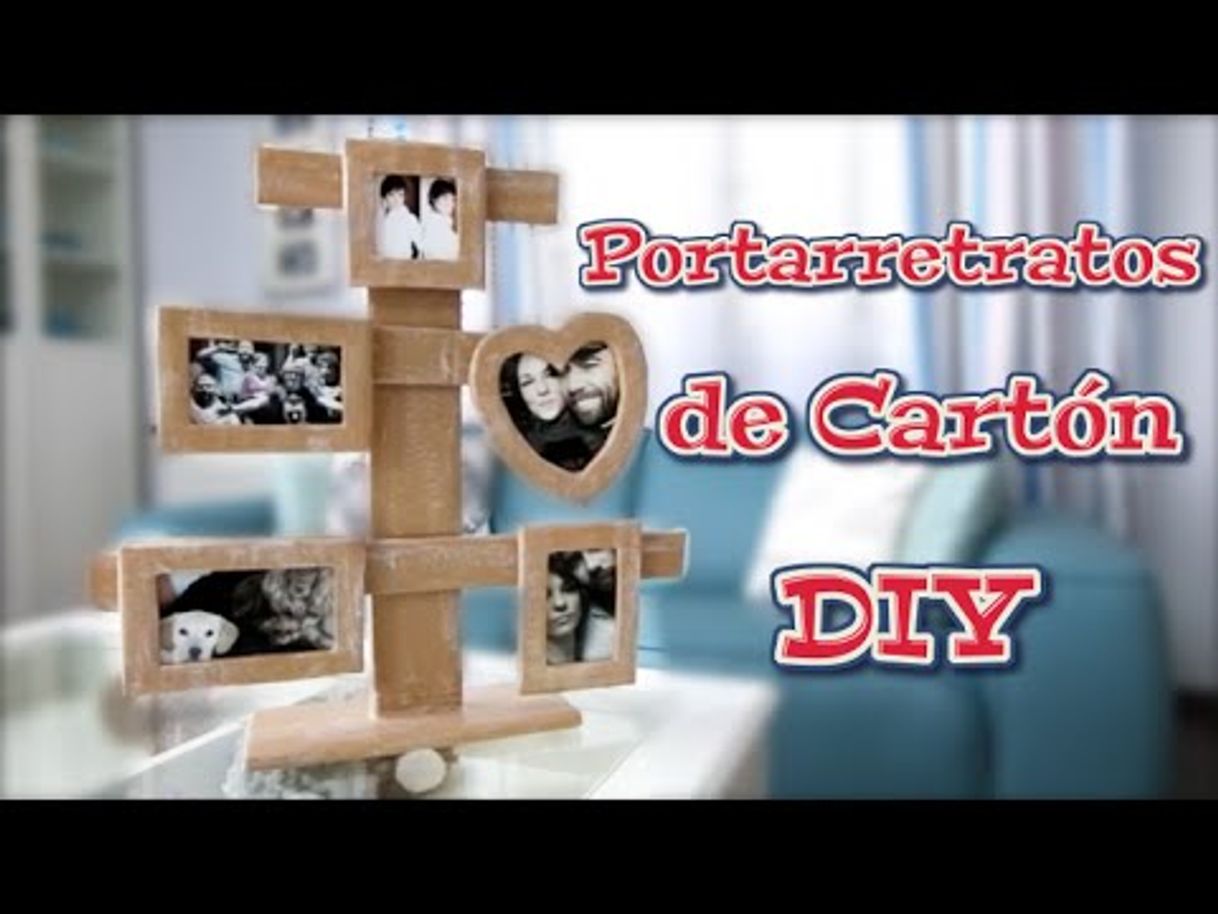 Social Portarretratos de carton DIY - YouTube