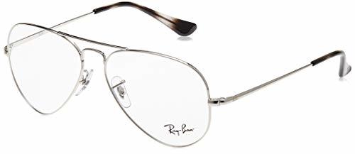 Moda Ray-Ban 0RX6489, Monturas de Gafas Unisex adulto, Marrón