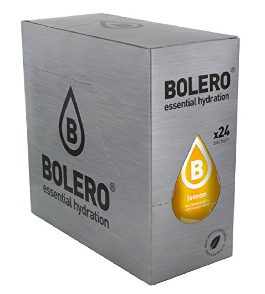 Product Bolero Bebida Instantánea sin Azúcar, Sabor Limón - Paquete de 24 x