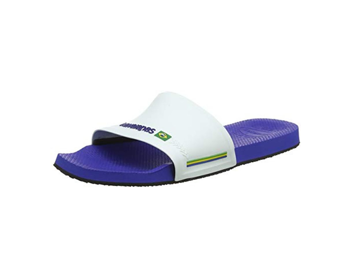 Social Havaianas Slide Brasil, Sandalias con Punta Abierta Unisex Adulto, Azul
