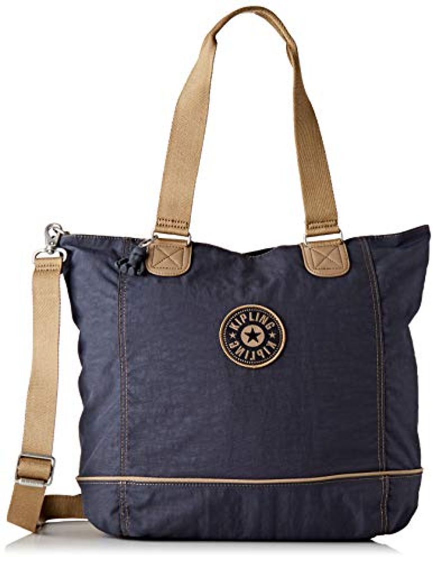 Social Kipling C, Bolso Shopper para Mujer, Gris
