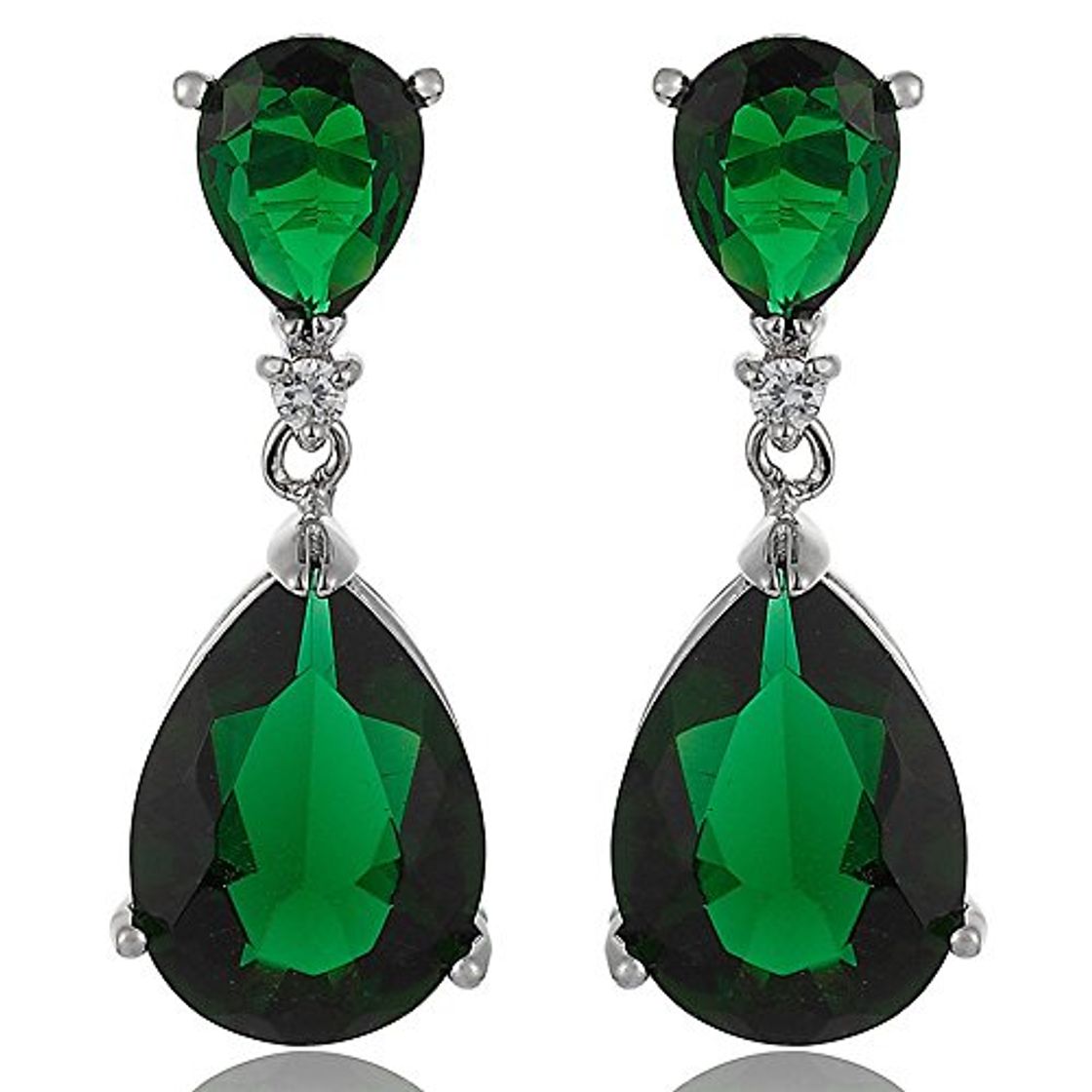 Product Celebrity Inspirado por los pendientes de Angelina Jolie Prom verde esmeralda en