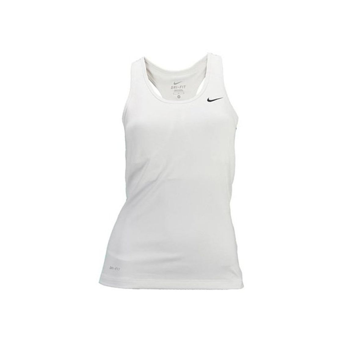 Social NIKE Womens Airborne II Camiseta Deportiva de Tirantes, Mujer, Blanco