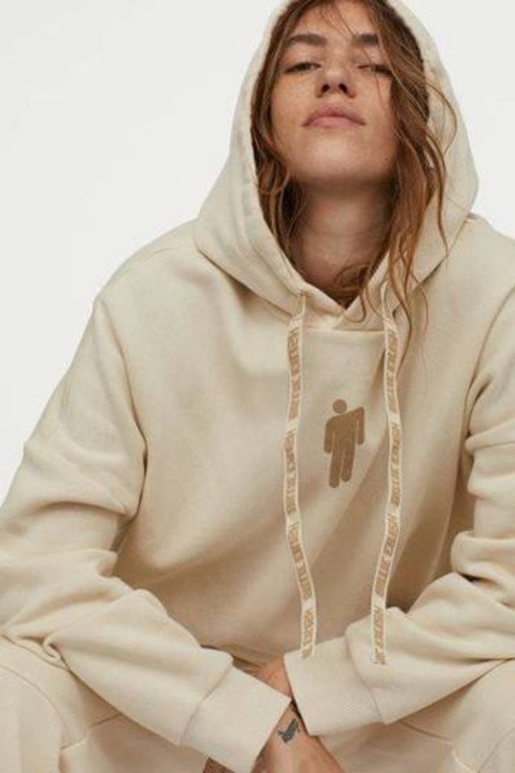 Producto Sudadera Billie Eilish beige claro