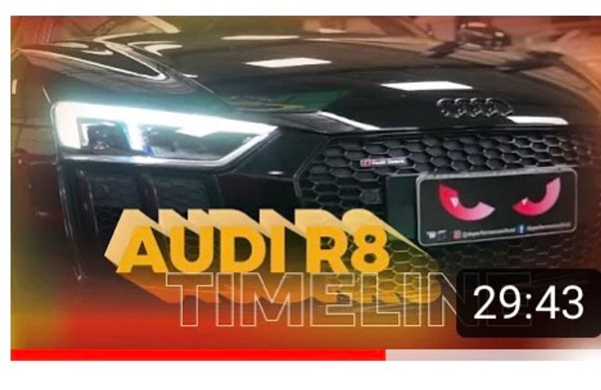 Movie Matéria sobre Audi R8