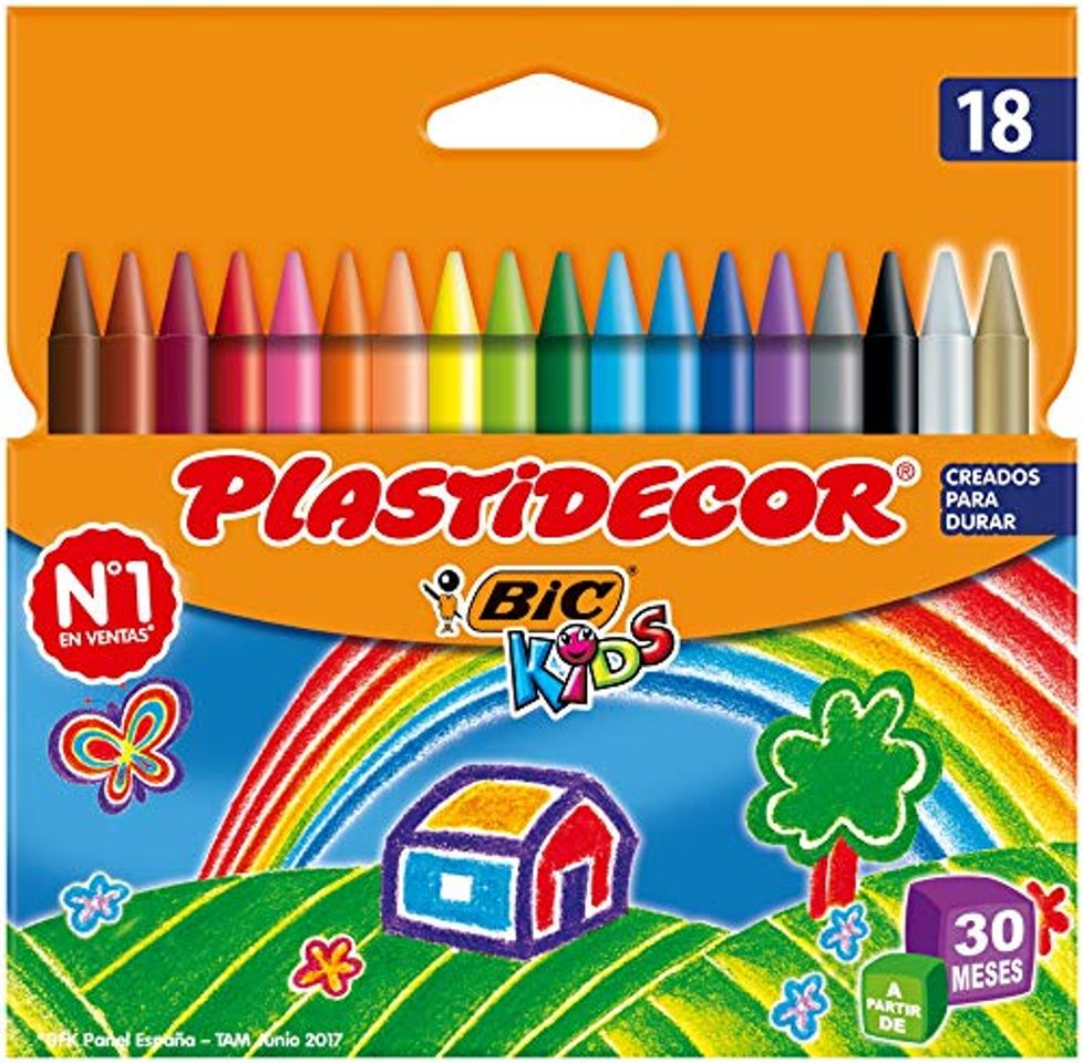 Producto BIC Kids Plastidecor - Blíster de 18 unidades